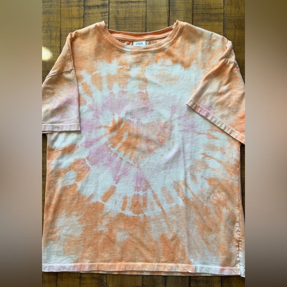 Zara girls tide dyed t-shirt